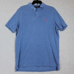 Polo Ralph Lauren Classic Fit Blue Polo Red Pony‎ Label Size Large